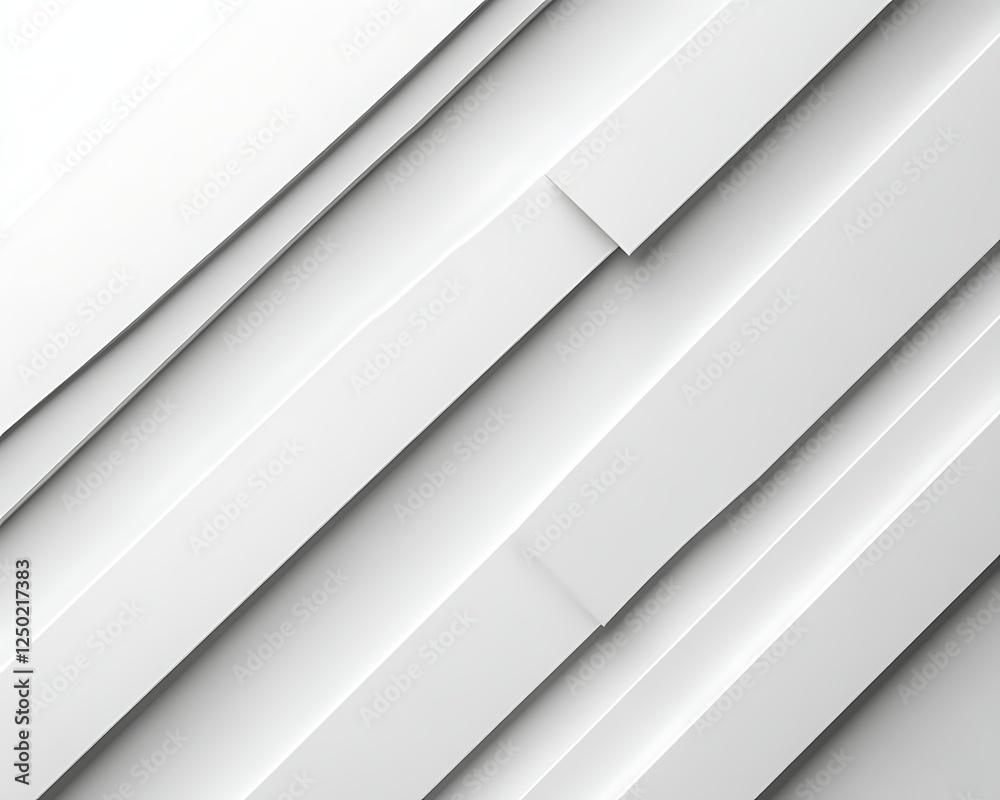 Obraz premium Abstract white geometric lines