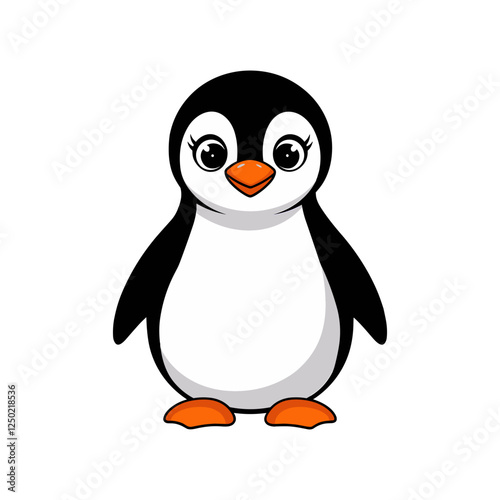 Cute Cartoon Penguin cartoon Illustration