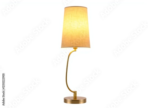 an image of a lamp that is on a table, a close up of a lamp on a table with a white background photo