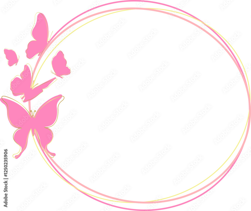 Butterfly Circle Frame Butterfly Circle Frame