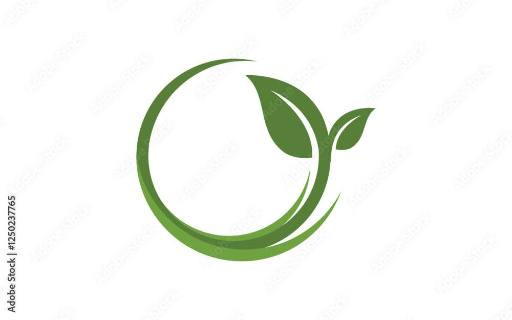 Herbal Nature leaf ecology nature vegan concept element vector Herbal Nature leaf ecology nature vegan concept element vector