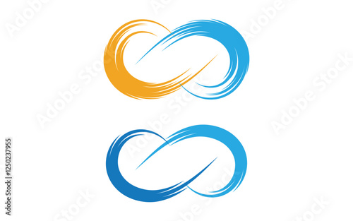 Infinity Concept Design Vector icon illustration Logo template