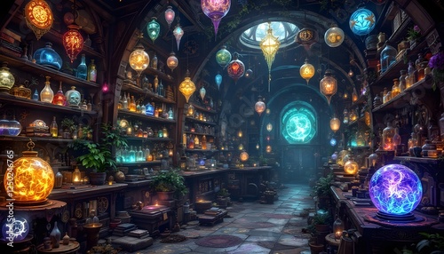 Enchanted Apothecary: A Mystical Alchemist's Workshop