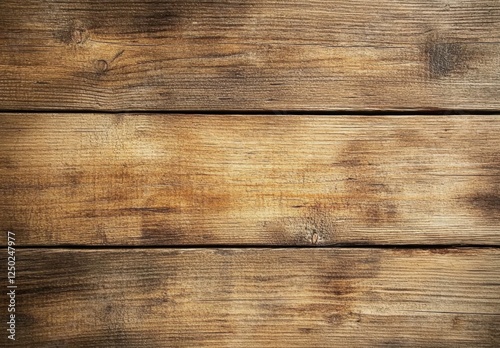 Rustic wood planks, horizontal grain, natural wood texture, empty background photo