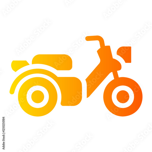 motorcycle Gradient icon