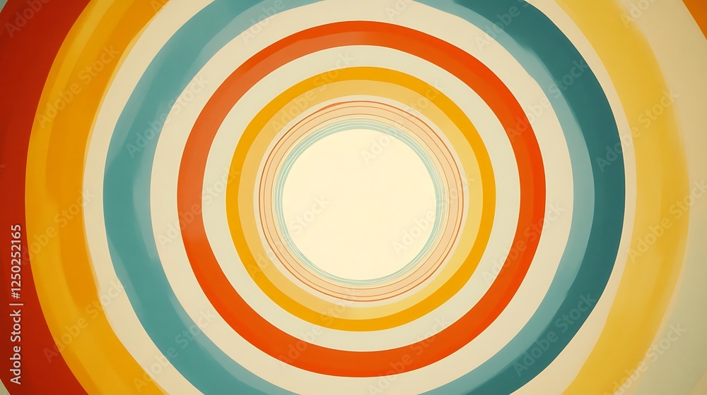 Retro colorful swirl tunnel background Retro colorful swirl tunnel background