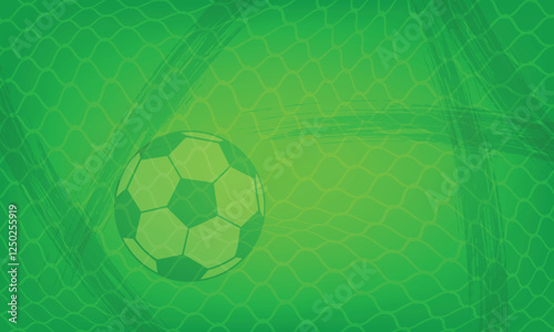 Modern background with soccer football ball.