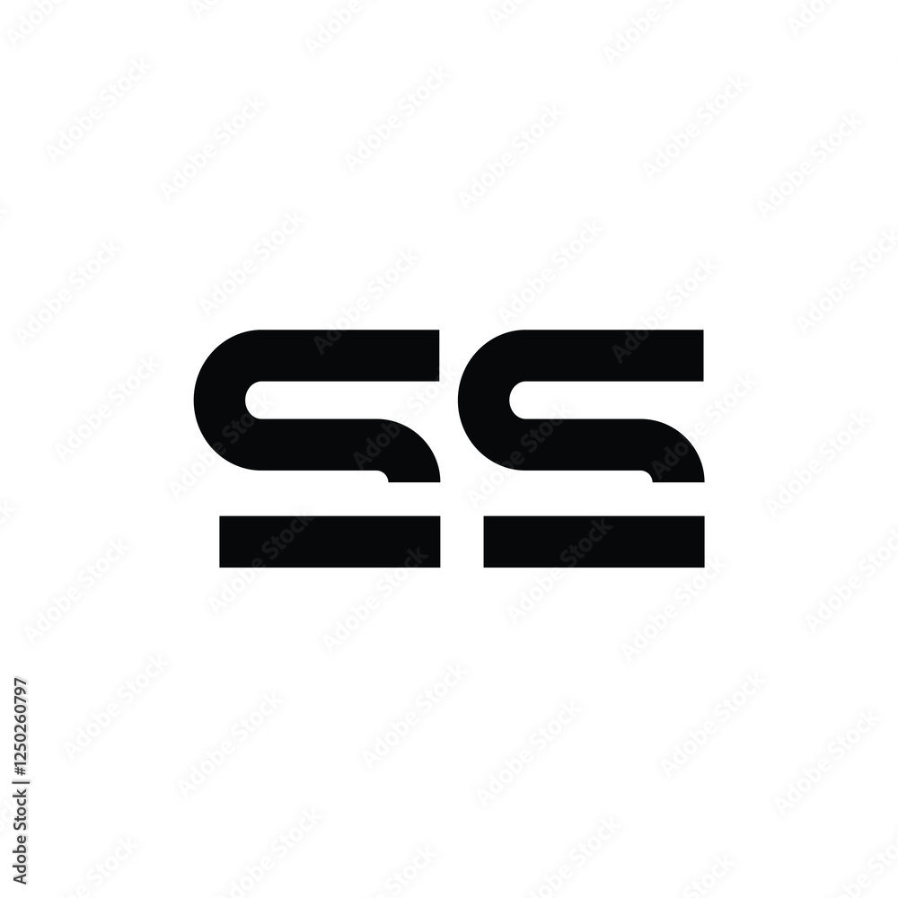 SS monogram logo design letter text name symbol monochrome logotype alphabet character simple logo SS monogram logo design letter text name symbol monochrome logotype alphabet character simple logo
