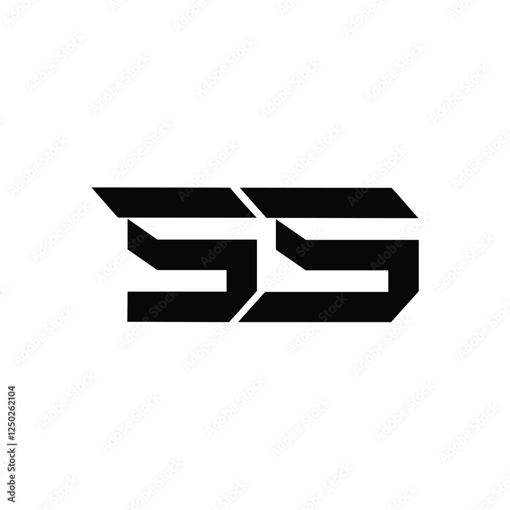 SS monogram logo design letter text name symbol monochrome logotype alphabet character simple logo SS monogram logo design letter text name symbol monochrome logotype alphabet character simple logo