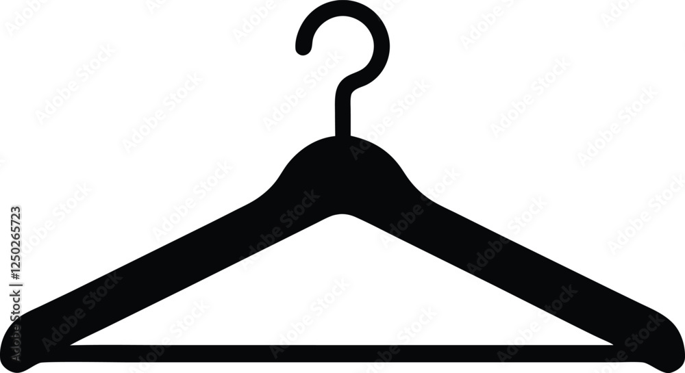 Hanger icon, Coat rack symbol, Clothes hanger vector Hanger icon, Coat rack symbol, Clothes hanger vector