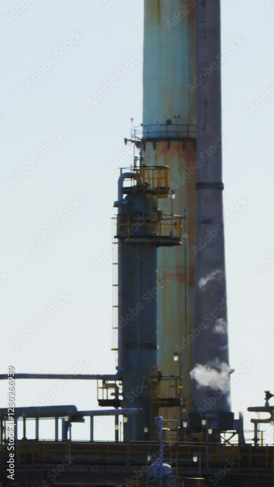 View of oil and gas industry View of oil and gas industry