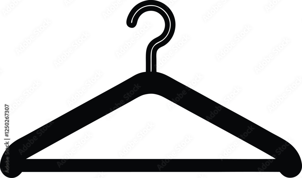 Hanger icon, Coat rack symbol, Clothes hanger vector Hanger icon, Coat rack symbol, Clothes hanger vector