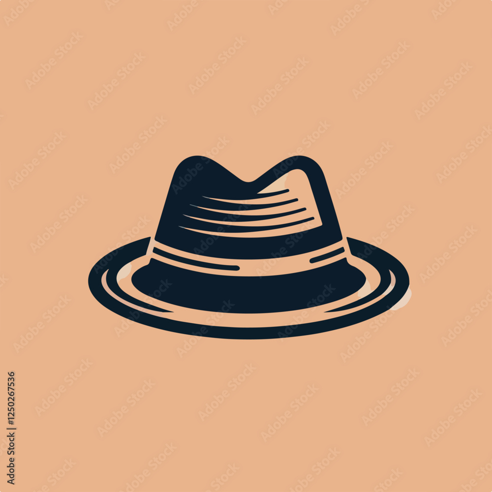 picnic hat icon vector illustration glyph style design. picnic hat icon vector illustration glyph style design.
