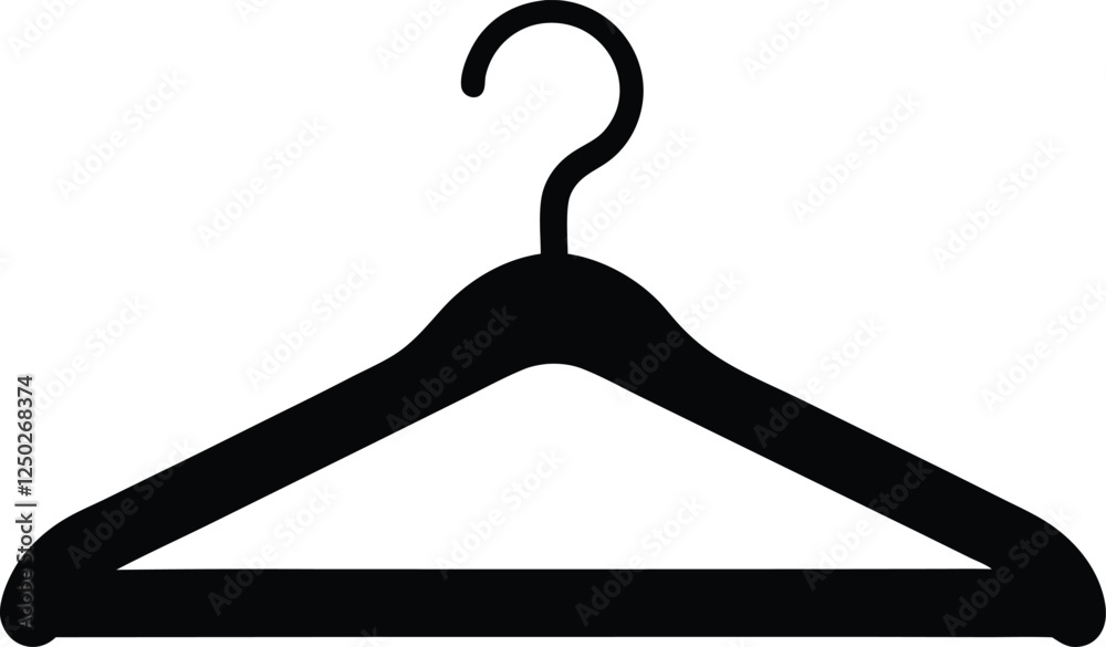 Hanger icon, Coat rack symbol, Clothes hanger vector Hanger icon, Coat rack symbol, Clothes hanger vector