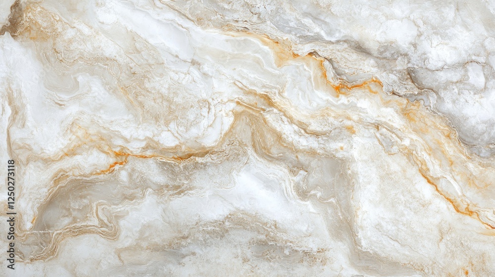 Naklejka premium Elegant marble texture with swirling patterns and warm tones, ideal for backgrounds