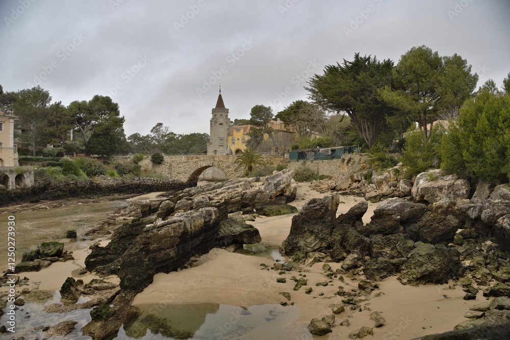 Fototapeta premium seixas palace in cascais, portugal