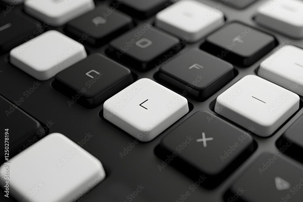 Close-up black-white keyboard; keys; office; technology; background blur; website design Close-up black-white keyboard; keys; office; technology; background blur; website design