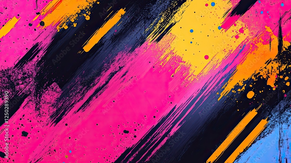 custom made wallpaper toronto digitalVibrant abstract paint splashes in bold colors creating a dynamic artistic background