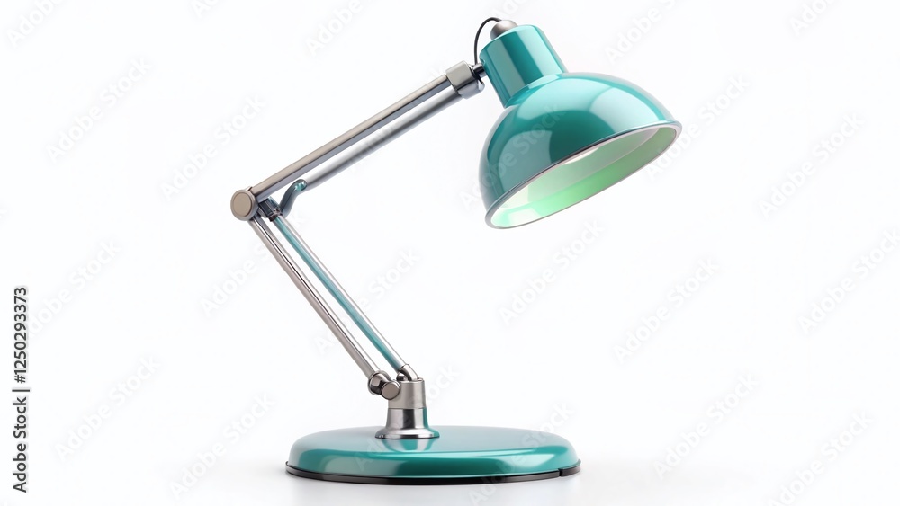 Stylish Desk Lamp Isolated on White Background - Modern Home Office Lighting Stylish Desk Lamp Isolated on White Background - Modern Home Office Lighting