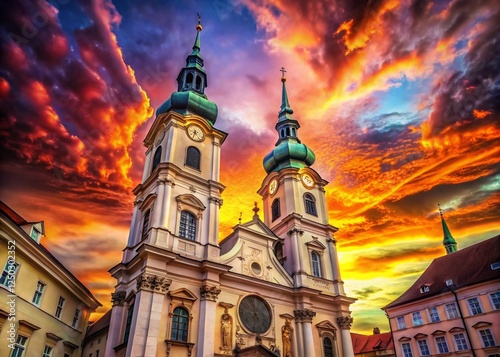 Surreal Vienna: Dreamlike Schottenstift Church & Gothic Architecture photo