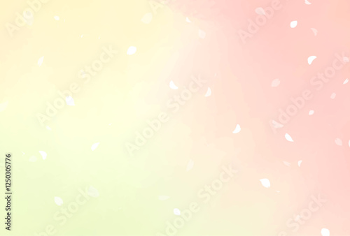 水彩風の花柄の背景素材