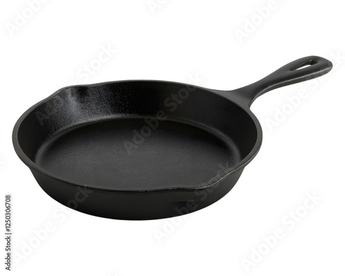 A iron pan on a transparent background.