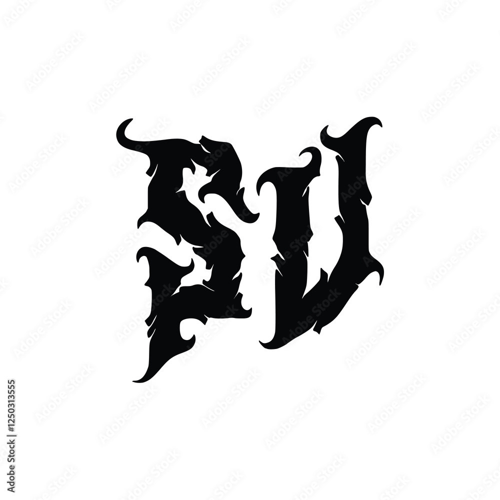 SV monogram logo design letter text name symbol monochrome logotype alphabet character simple logo SV monogram logo design letter text name symbol monochrome logotype alphabet character simple logo