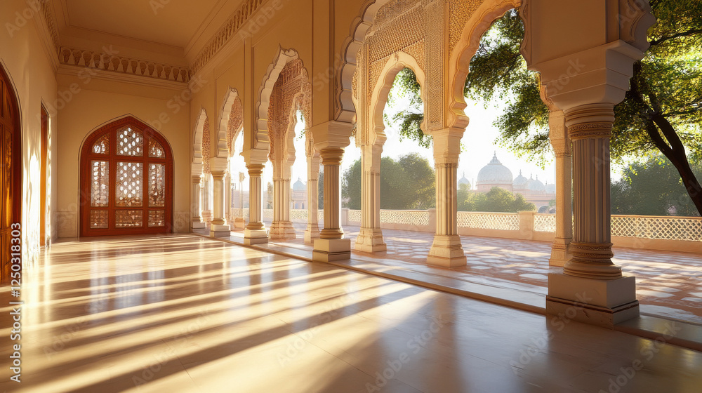 Fototapeta premium Indian royal palace design