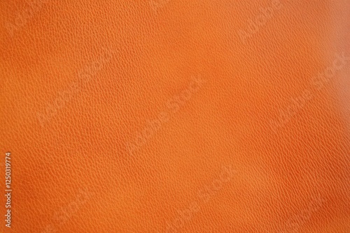 Orange Leather Texture Close-up
