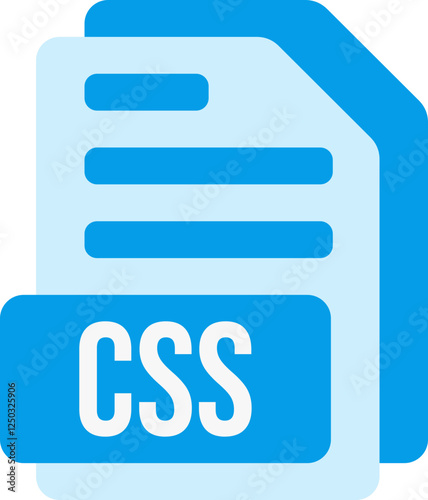 CSS File Format Icon Color Fill