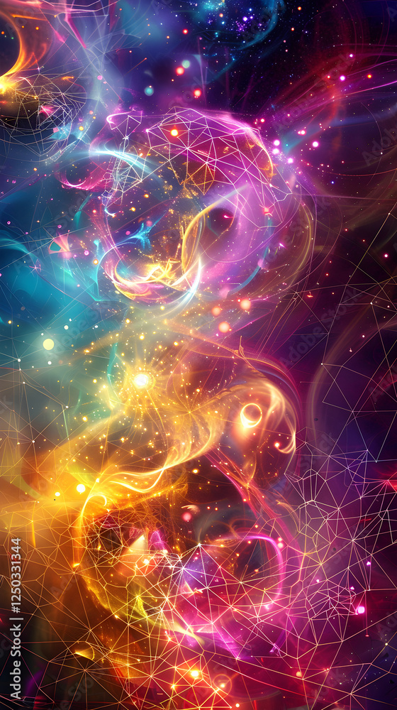 Cosmic Symphony: An Artistic Representation of Quantum Physics and Energy Transfer Cosmic Symphony: An Artistic Representation of Quantum Physics and Energy Transfer