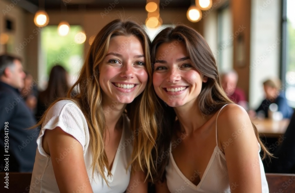 woman friends using smartphone selfie together while sitting at outdoor coffee shop eating bakery and drinking coffee in urban city street. Beautiful female enjoy outdoor lifestyle in the city woman friends using smartphone selfie together while sitting at outdoor coffee shop eating bakery and drinking coffee in urban city street. Beautiful female enjoy outdoor lifestyle in the city