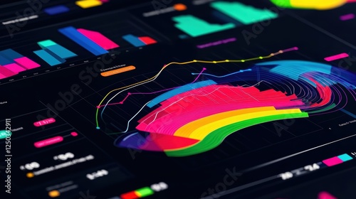 E-commerce analytics dashboard with user statistics and conversion rates,