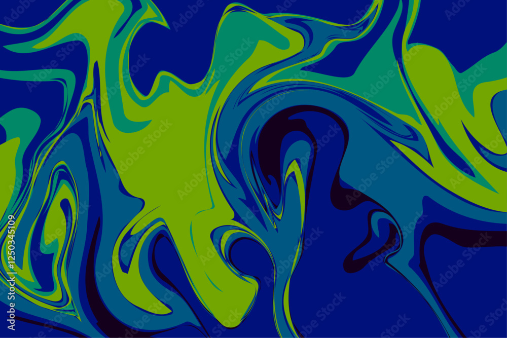 Fototapeta premium Abstract Colorful Fluid Marble Background