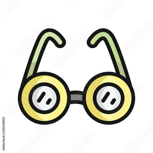 Icon of eyeglasses symbolizing vision, eye care, and optometry services