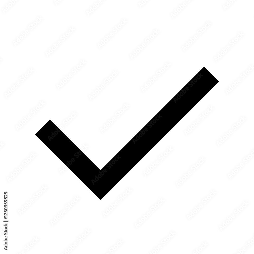 Checkmark - Simple Minimalist Icon Checkmark - Simple Minimalist Icon