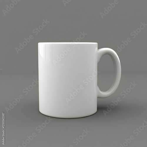 minimalist white background for a mug mock up
