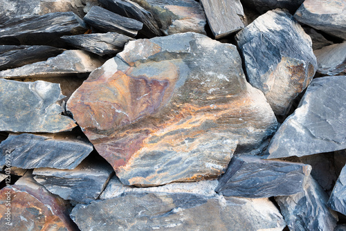 Obraz na płótnie Natural stones close up view . w salonie