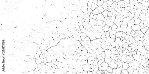 The cracks . Grunge Texture. Overlay Distress Dirty Grain Vector background. Distressed black texture. stock illustration. 