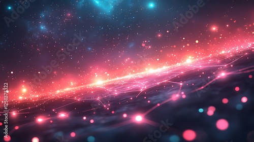 A dark futuristic background featuring glowing cyber lines linking different parts of the world symbolizing connectivity