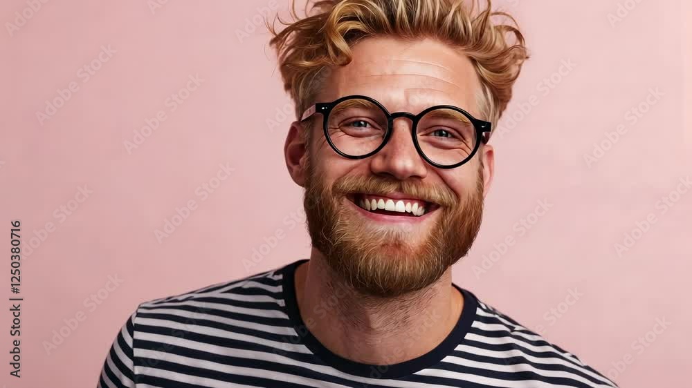 The Smiling Man with Glasses The Smiling Man with Glasses