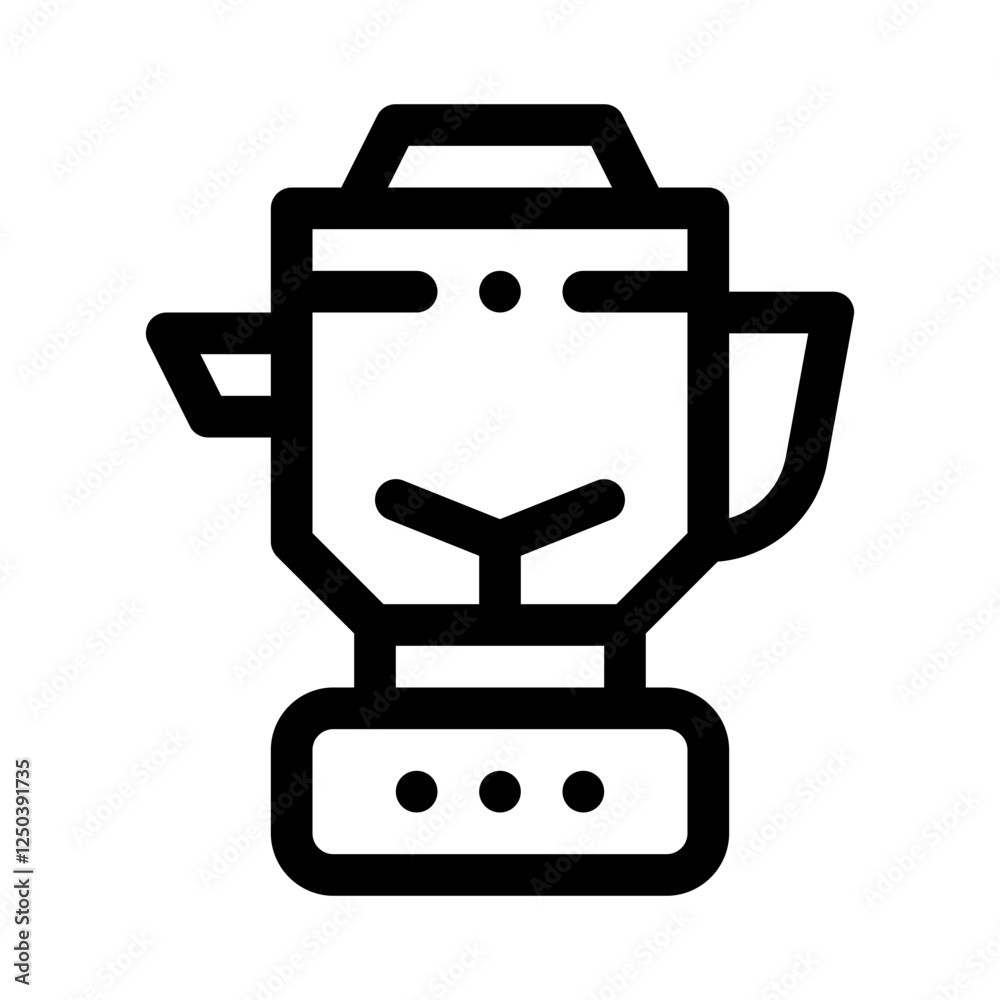 Blender line icon Blender line icon