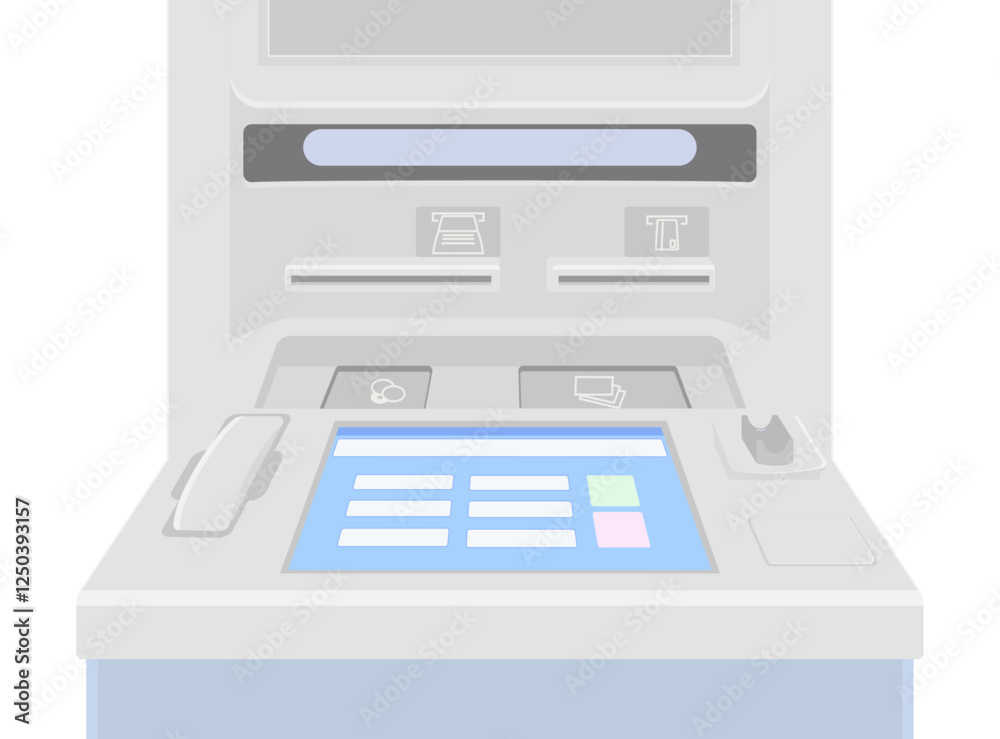 ATMのイラスト ATMのイラスト