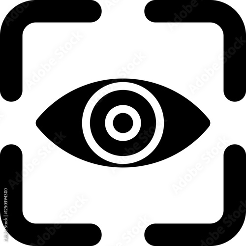 Eye Recognition Icon