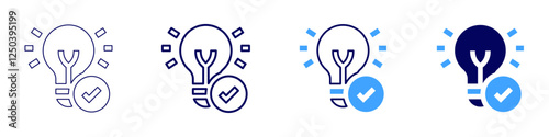 Innovation platforms icon in 4 different styles. Thin Line, Line, Bold Line, Duotone. Duotone style. Editable stroke