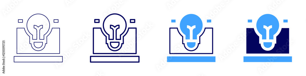 Open innovation models icon in 4 different styles. Thin Line, Line, Bold Line, Duotone. Duotone style. Editable stroke Open innovation models icon in 4 different styles. Thin Line, Line, Bold Line, Duotone. Duotone style. Editable stroke
