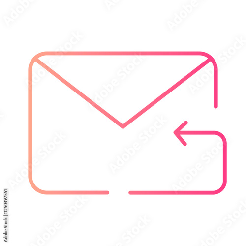 inbound gradient icon