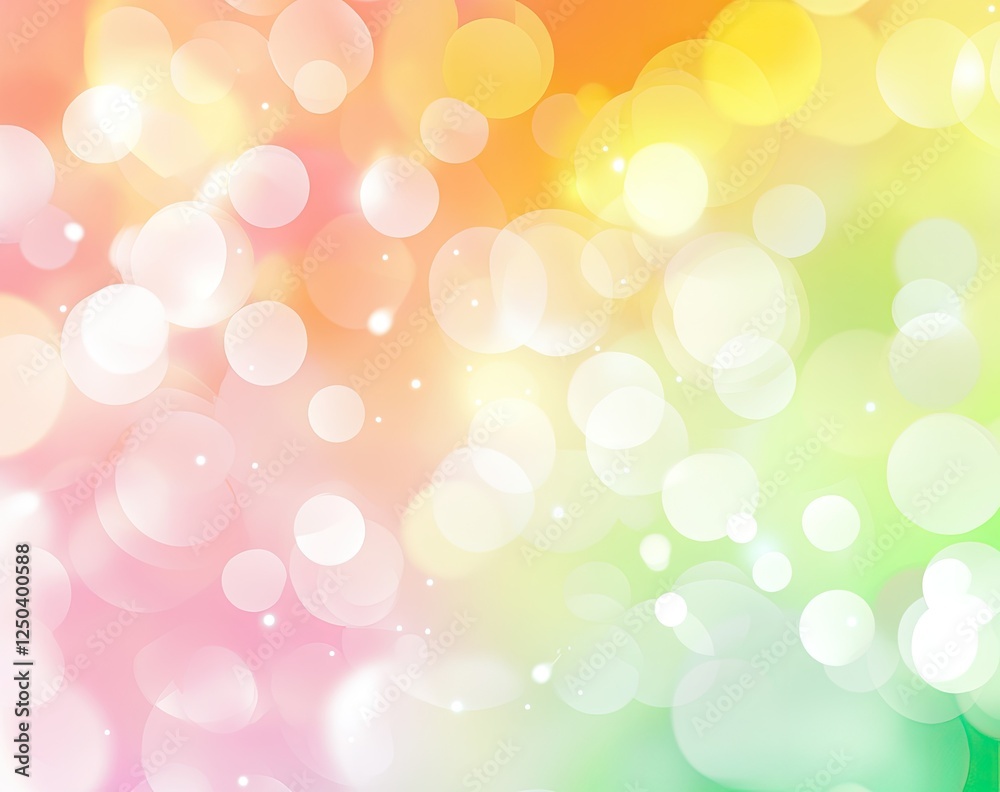 Pastel bokeh lights background, gradient, abstract, design, website