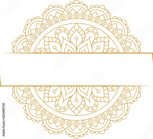 Mandala Text Frame