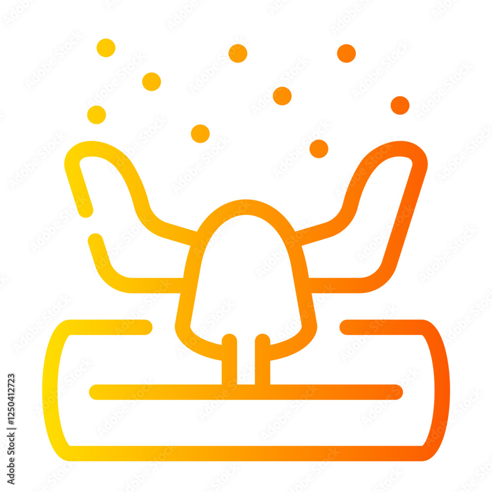 water sprinkler Line Gradient Icon water sprinkler Line Gradient Icon